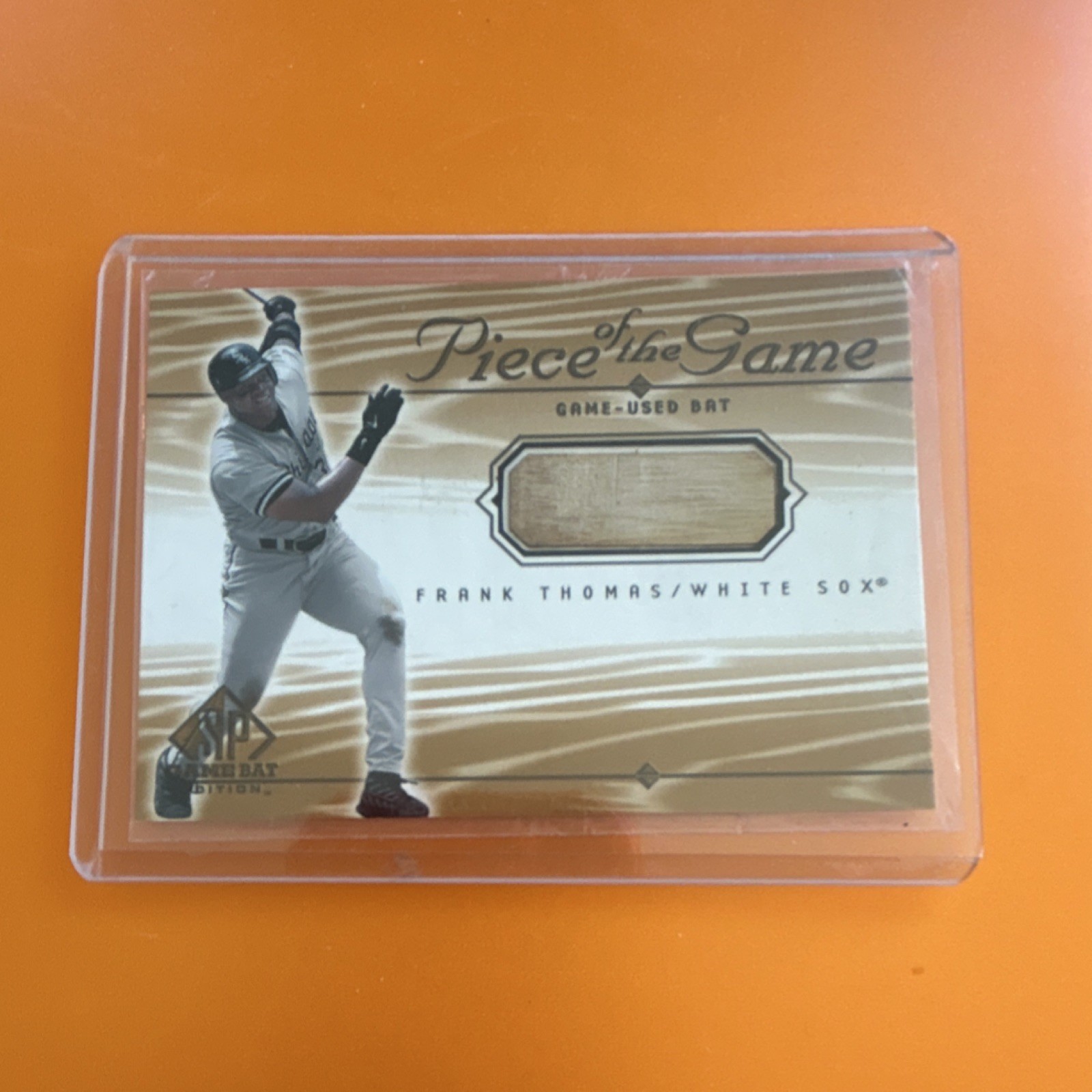 Upper Deck 2001 SP Game Bat Piece of the Game Frank Thomas White Sox FT