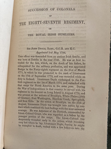 Historical Record of the 87th - Royal Irish Fusiliers - 1853 - Picture 11 of 14
