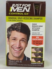 Just For Men Control GX Grey Reducing Shampoo Wash 4 oz. Blends Away Gray Hair