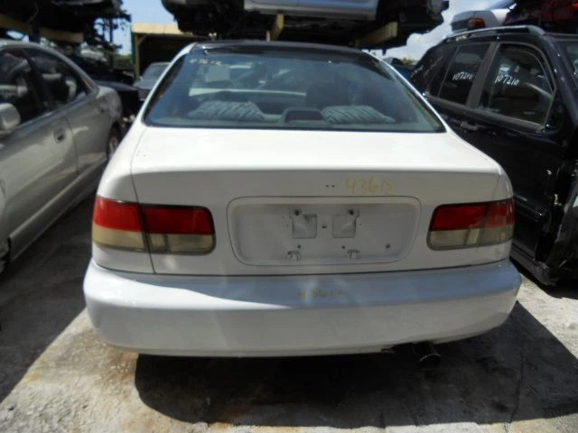 Tapa de tapa de tapa de gas para puerta de llenado de combustible Honda Civic 1999 blanco Foto 3 de 4