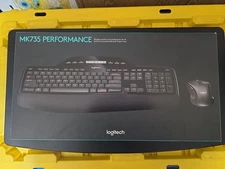 New Logitech MK735 Performance Wireless Keyboard & Mouse Combo New