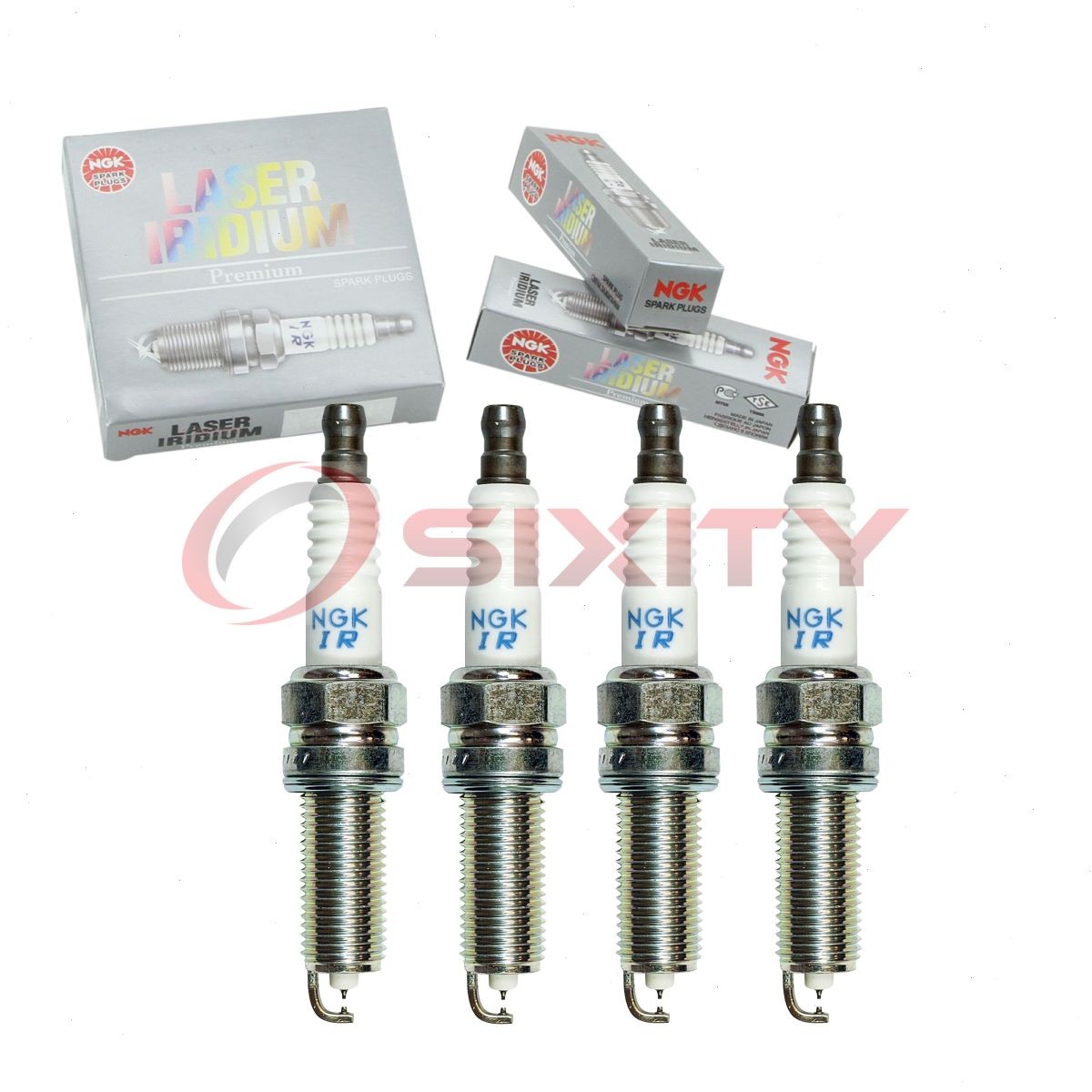 4 pc NGK 93199 DILKR6C11 Laser Iridium Spark Plugs for FXU16HR11 3478 lw
