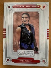 2023 Panini Chronicles WWE Timeless Treasures Holo Silver /25 Rhea Ripley #TT-18
