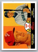 2007 Topps Heritage Then & Now  Ashburn & Ichiro