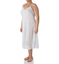 Shadowline Lingerie Adjustable Strap Full Slip - Plus White