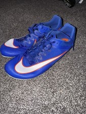 New Sz 11.5 Mens Nike Zoom Rival Sprint Track Shoes Blue White DC8753-401