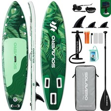 11'x33"x6" Inflatable Paddle Stand Up Board for Adults, Sup Board for 2 People