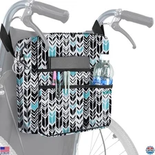 Vive Wheelchair Bag - Machine Washable, Double-Stitched, Water-Resistant Premium