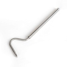 Mini Collapsible Stainless Steel Snake Hook Retractable Reptile Handling Tool