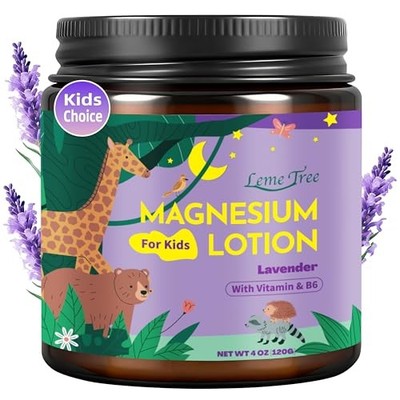 Magnesium Lotion for Kids & Babies, Lavender Sleep