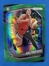 2025 #15 Aaliyah Nye Panini Prizm Green Prizm RC Aces