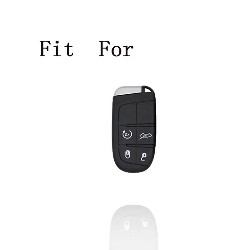 锌合金硅胶汽车钥匙链外壳 保护套 适用于吉普 Grand 克莱斯勒 道奇 — 第 2/4 张图片