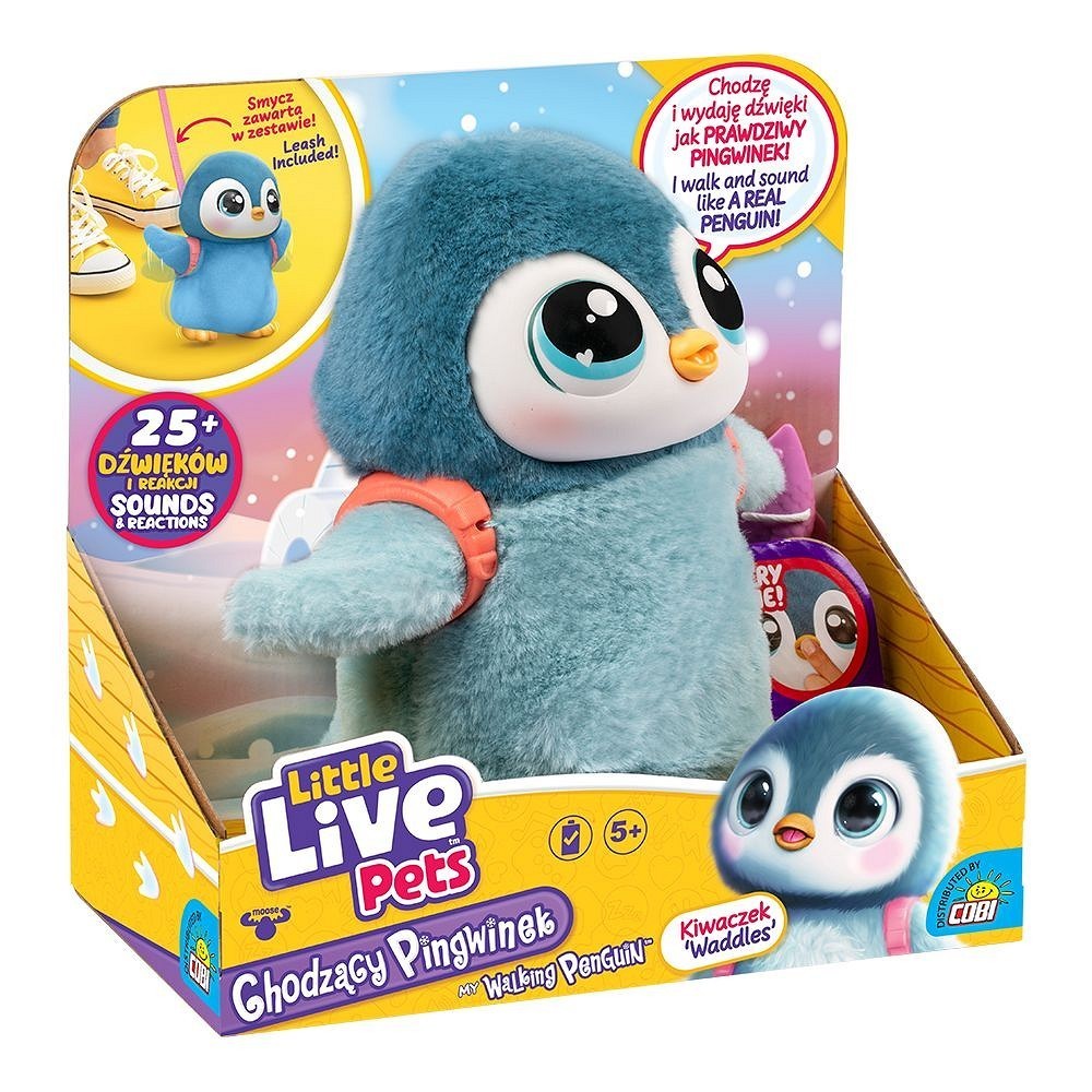 5902251500238 Интерактивный талисман Little Live Pets - Гуляющий пингвин Коби 11190₽