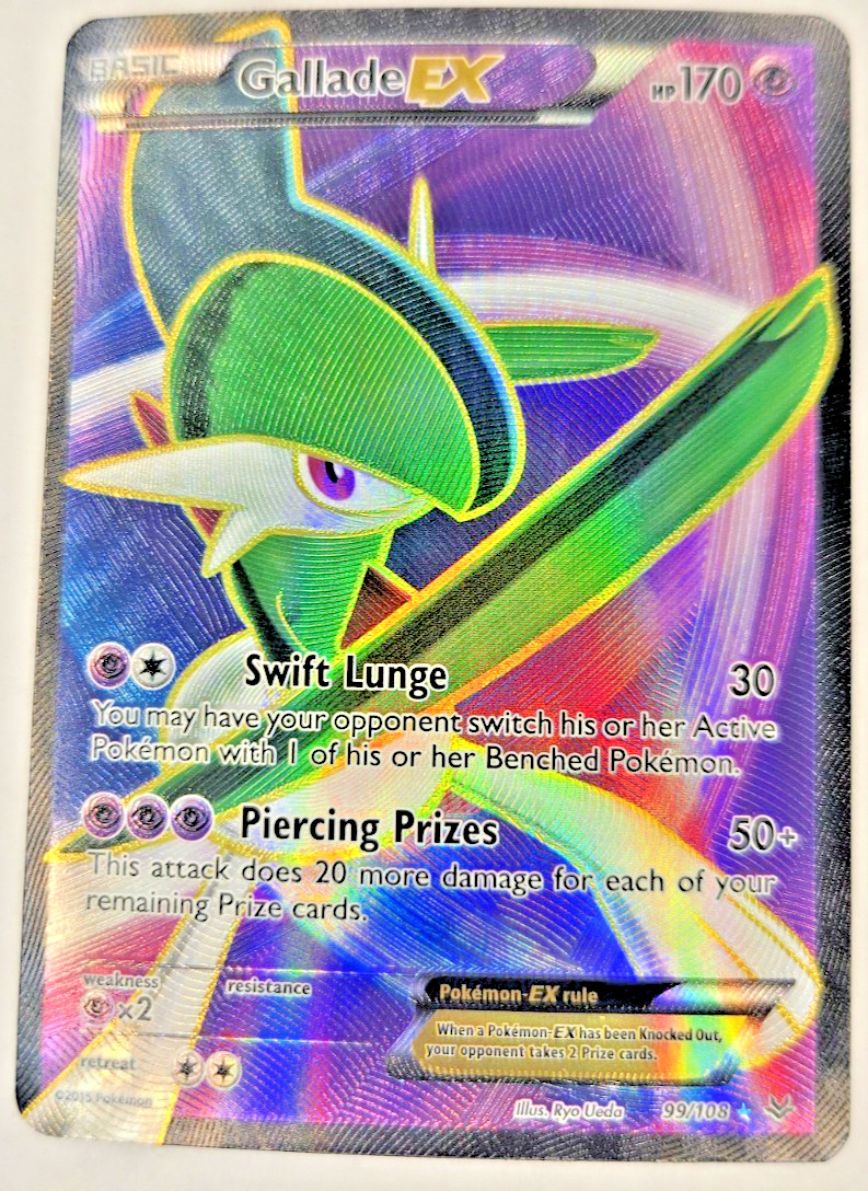Gallade EX (99 Full Art) 99/108 Roaring Skies Holo - NM OR BETTER