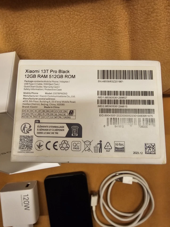 Xiaomi 13T Pro 5G DS 12GB/512GB 50MP Kamera 6,67 Zoll AMOLED Display 5.000 mAh - Bild 4 von 4