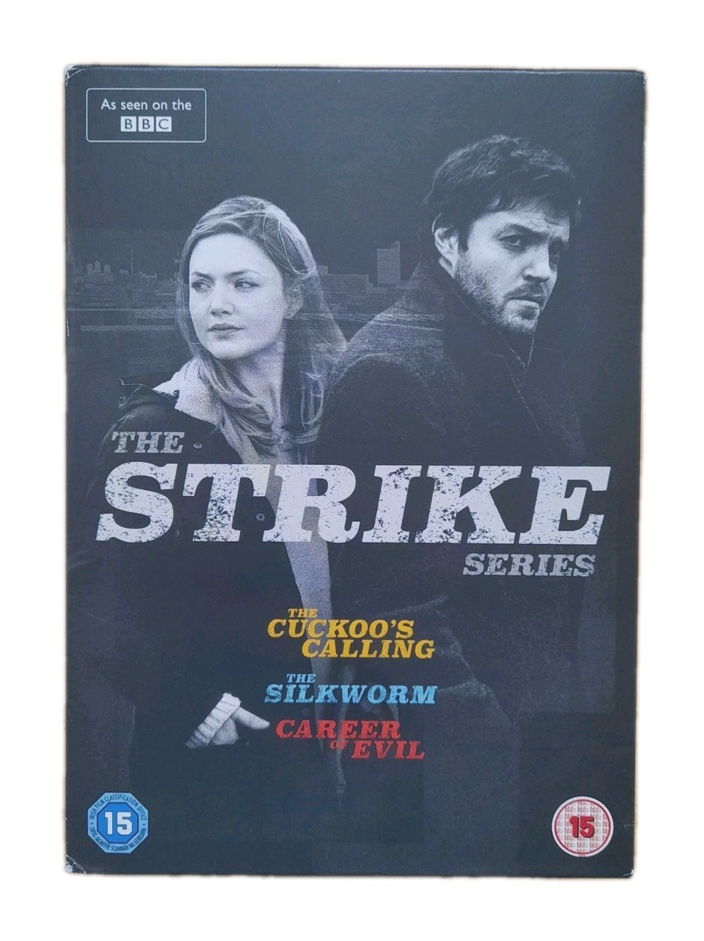 The Strike Series DVD Tom Burke British Detective Crime Drama - 3 Disc Set