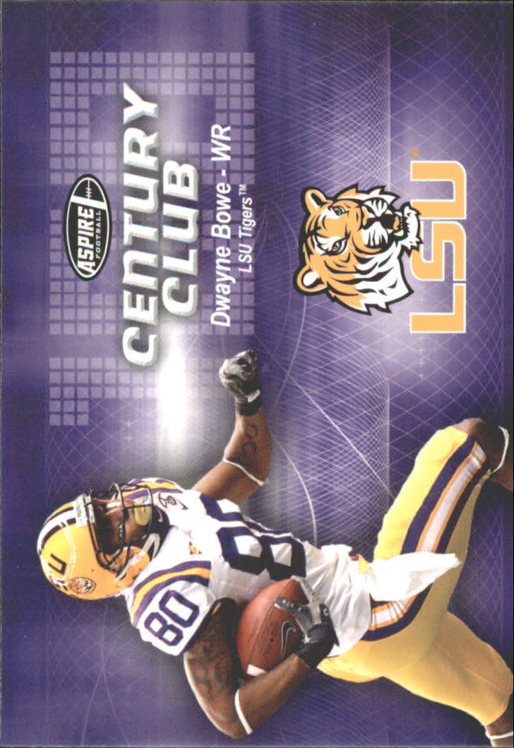 2007 Aspire Football "Century Club" Insert Cards