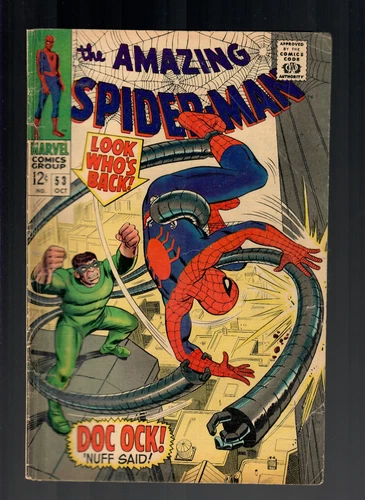 AMAZING SPIDER-MAN #53 VG+ 4.5 MARVEL COMICS 1967