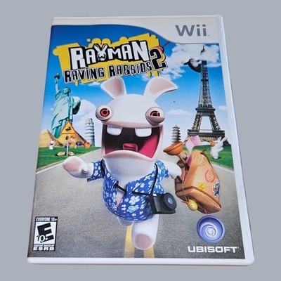 Rayman Raving Rabbids 2 Nintendo Wii (Wii) Complete CIB Party Game ESRB E10+