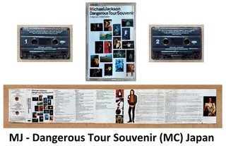 Michael Jackson Dangerous Tour Souvenir (MC) Japan / Sale In Indonesia Only