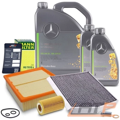 BESTPRICE INSPEKTIONSPAKET + MOTORÖL FÜR MERCEDES A B-KLASSE W176 W246 CLA GLA CDI-MOTOREN