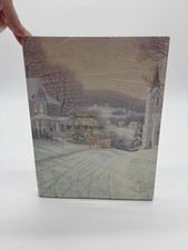 Geographics Winter Village Letterhead – 100 Sheets – Horse & Sleigh Scene – 8.5”