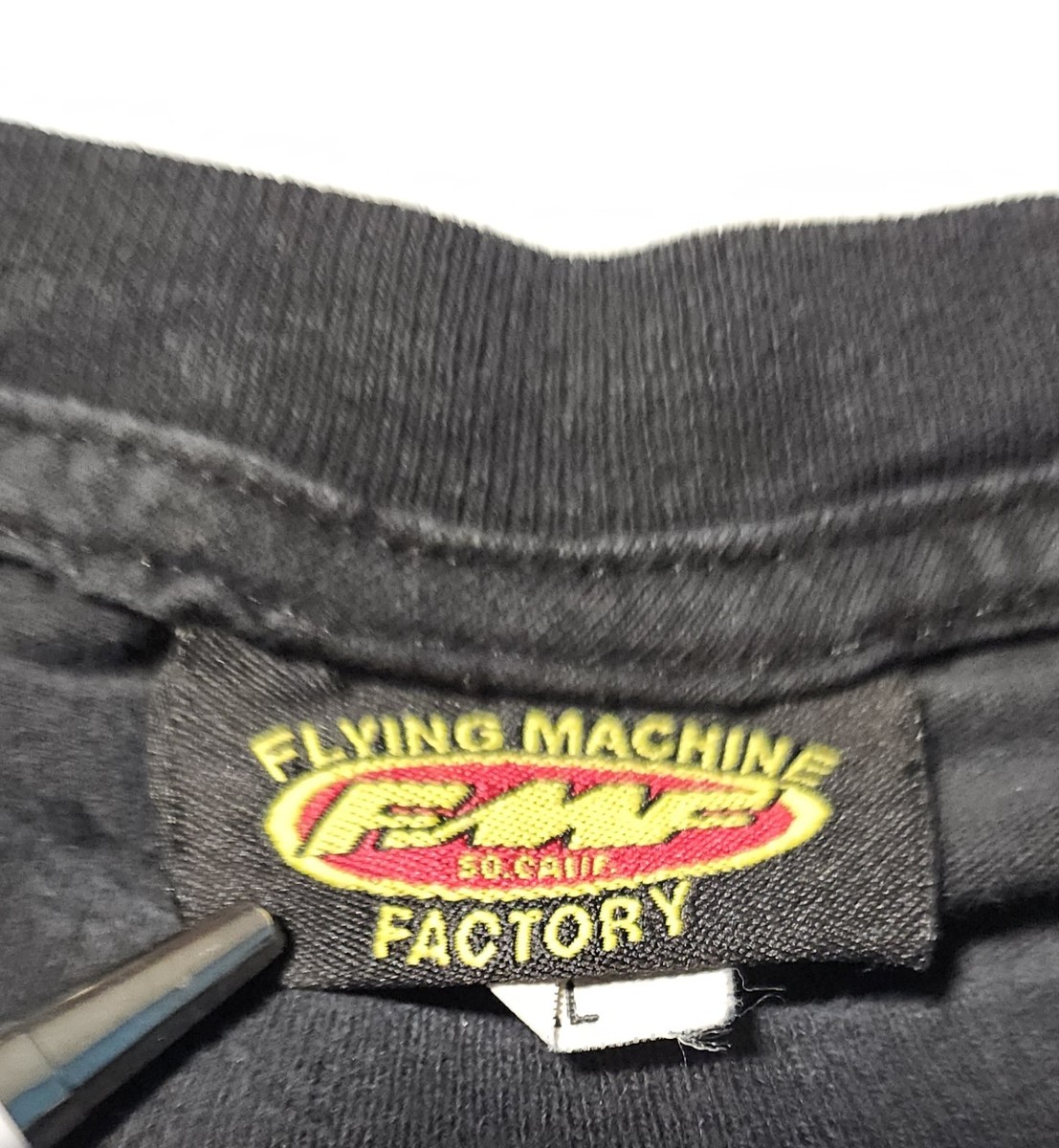 VTG FMF Flying Machine Factory T Shirt 2XL Black MADE IN USA