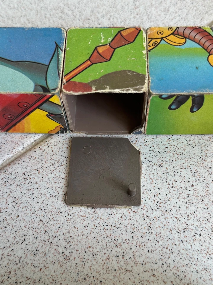 Goldrake Atlas ufo Robot puzzle cubi clementoni 1978 vintage - Immagine 4 di 4