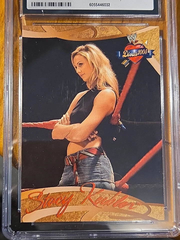 2004 Fleer WWE Divas Stacy Keibler #43 CGC 9 Wrestling Rookie Card WWF NXT  - Image 2 of 4