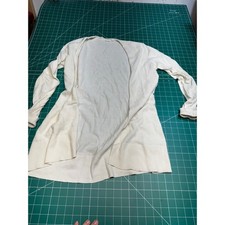 GAP Women Cream Off White Open Front Cardigan Sweater Long Sleeve Knit Size M