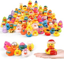 25 PCS Jeep Rubber Ducks in Bulk Assorted Duckies for Ducking Cruise Duck Small