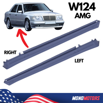 SIDE SKIRTS COVER AMG STYLE FOR MERCEDES W124 LEFT RIGHT ROCKER PANELS KIT