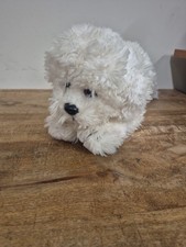 Animal Alley Bichon Frise Plush Puppy Dog White Realistic Stuffed Animal 2000