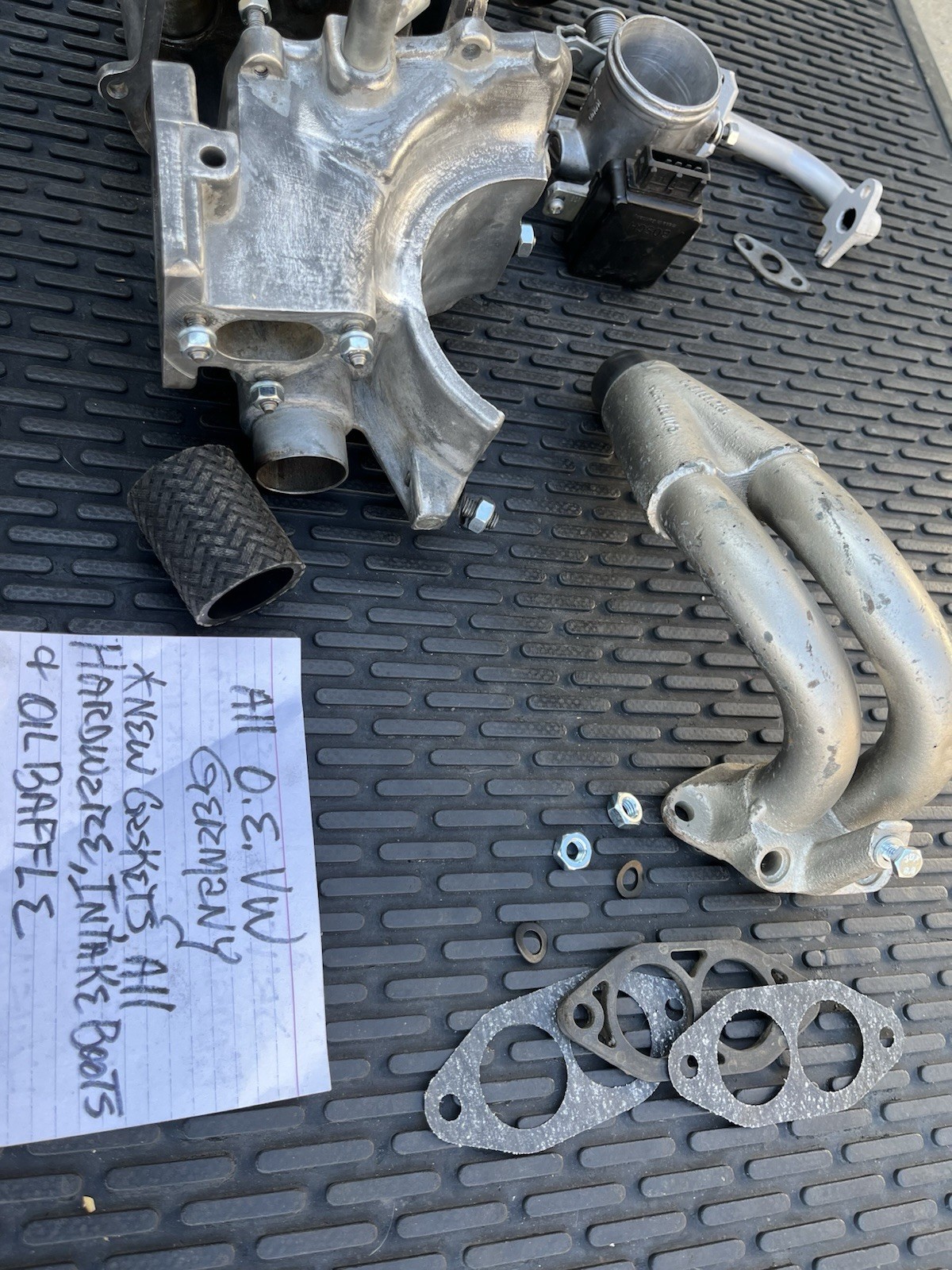 1975-1979 VW Beetle Bug Fuel Injection Intake Kit Alternator Stand ...