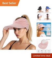 Versatile Women's Sun Hat with Wide Brim - Foldable  Well-Ventilated for Summer