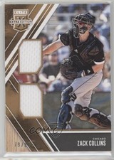 2017 Panini Elite Extra Edition Dual Materials Holo Gold 79/99 Zack Collins 0s3