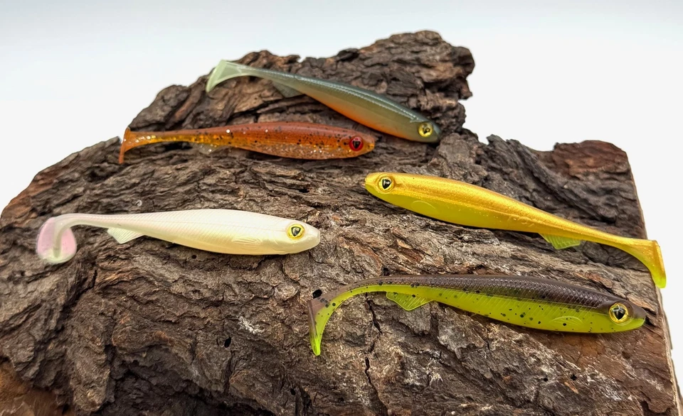 Fox Rage Slick Shad UV 11cm 8g Gummifisch 5 Farben Gummiköder Köder DA SALE