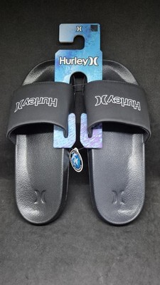 Hurley Men s Slip on Casual Sandals -Beachwear -pool  Textured Non Slip Grip