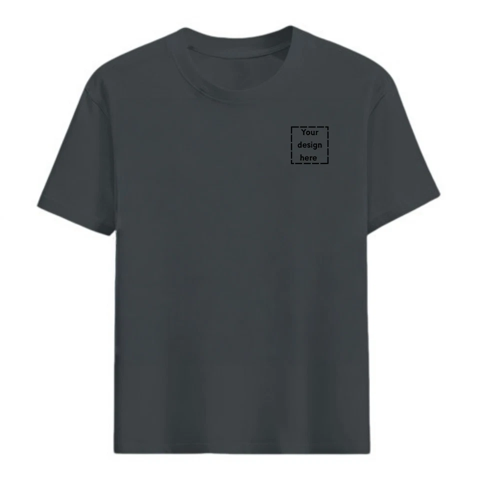 Custom T-Shirt Personalized Photo Text Logo Any Position Front Back Chest Unisex - Image 1 of 4