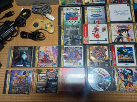 Sega Saturn main unit and 40 pieces of game software, 2 pieces of virtual guns,