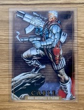 2024 Marvel Masterpieces '92 Platinum CABLE Clear Cut #18 Mint Cond!