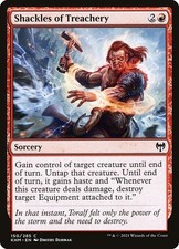 [MTG] Shackles of Treachery (150) (KHM) LP-HP
