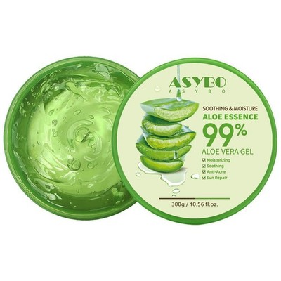 Aloe Vera Gel 300 ML - Organic Moisturizer for Face, Body, Hair, Sunburn Repair
