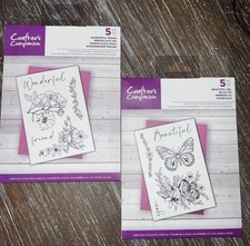 Crafter  s Companion, Set Of 2, Wonderful Friend, Beautiful You, Acrylic Stamps