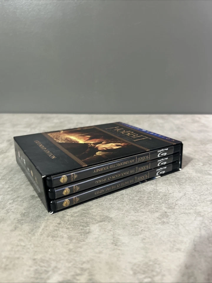 The Hobbit: the Motion Picture Trilogy (Extended Edition) (Blu-ray) W/ Slipcover - Image 4 of 4