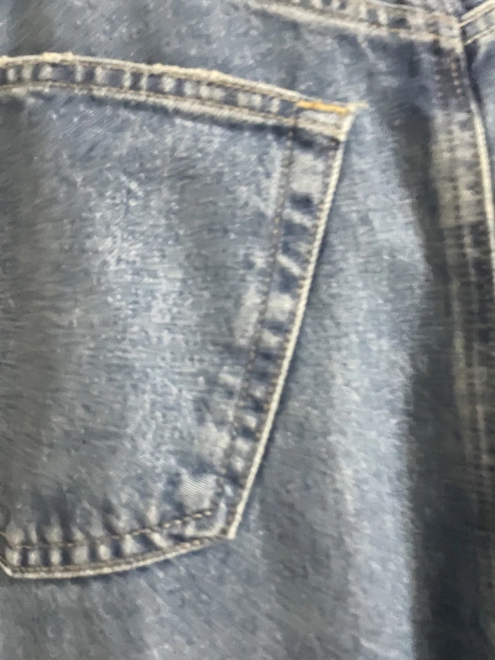 Gap High Waisted Denim Maxi Skirt Size 29/ 8T (Tall) Raw Hem - Image 3 of 4