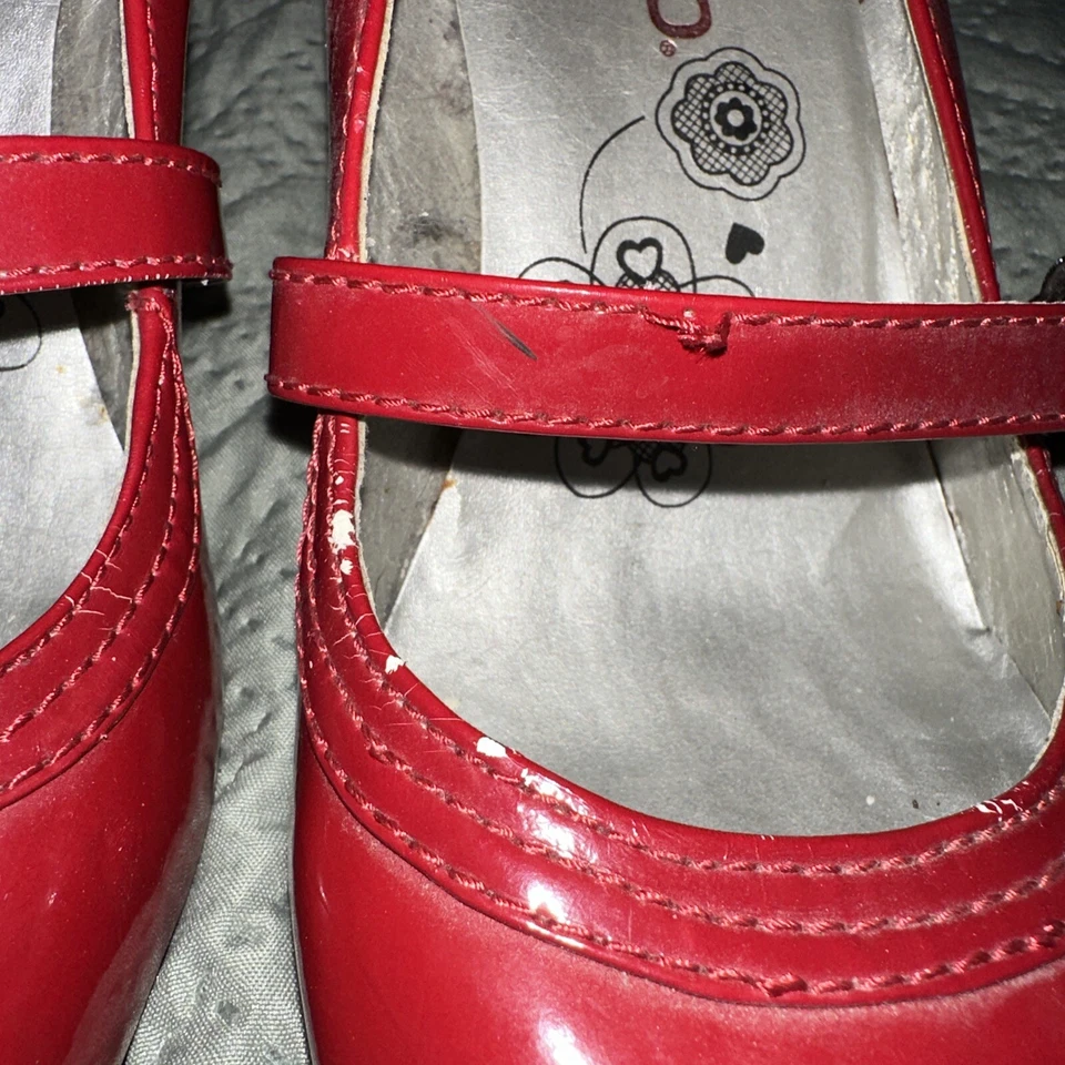 Ярко-красный ** отличный костюм туфли ** размер 9,5 - Изображение 2 из 4