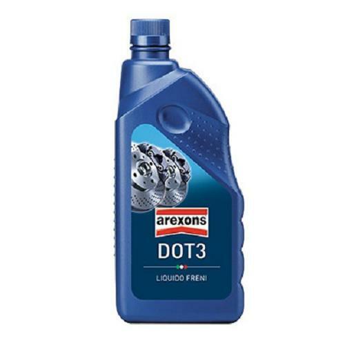 Liquido Olio Freni DOT3 Protettivo Anticorrosivo Auto Moto Arexons 1 Lt