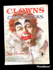 Vintage Clowns Characters Leon Franks How to Draw Walter T Foster Publication