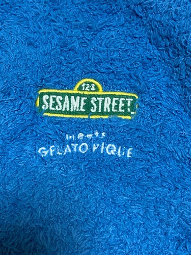 GELATO PIQUE × SESAME STREET Cookie Monster Baby Rompers Size 70 Brand New Blue - Picture 19 of 24